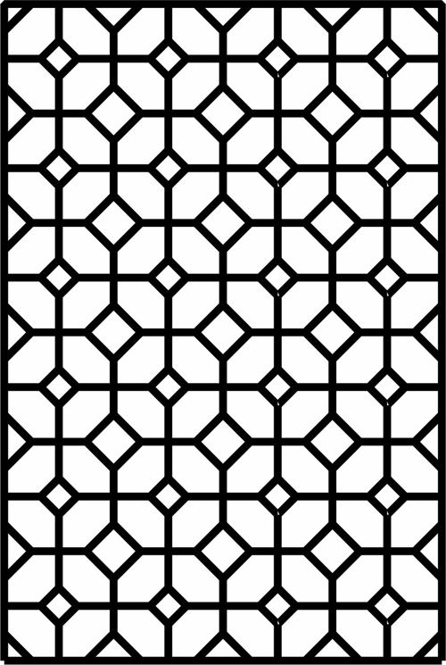 طرح برش لیزری اتاق نقاشی شبکه جداکننده درز - laser cut drawing room lattice separator seamless - برای دستگاه CNC چوب و لیزر (سی ان سی)