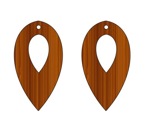 طرح گوشواره برش لیزری ست جواهرات قالب برش چوب - laser cut earrings set jewelry template wood cutout ve - برای دستگاه CNC چوب و لیزر (سی ان سی)