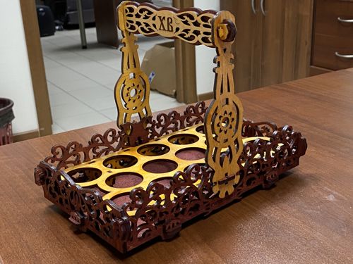 طرح سبد عید عید برش لیزری چوبی عید عید هدیه - laser cut easter basket wooden easter gift ve - برای دستگاه CNC چوب و لیزر (سی ان سی)