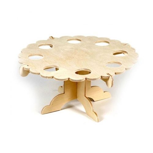 طرح تزئینات عید پاک برش لیزری چوبی میز تخم مرغ جایگزینی - laser cut easter decorations wooden egg stand - برای دستگاه CNC چوب و لیزر (سی ان سی)