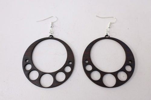 طرح گوشواره‌های آویز ظریف برش لیزری هزینه - laser cut elegant drop earrings - برای دستگاه CNC چوب و لیزر (سی ان سی)