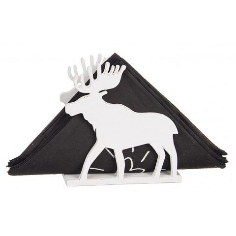 طرح برش لیزری گوزن جای دستمال دستمال الگو - laser cut elk napkin holder template ve - برای دستگاه CNC چوب و لیزر (سی ان سی)