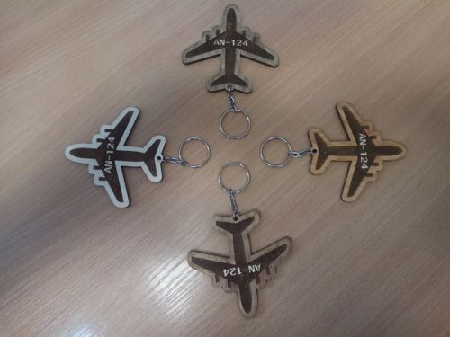 طرح برش لیزری حکاکی جاکلیدی هواپیما لیزر - laser cut engraved airplane keychain - برای دستگاه CNC چوب و لیزر (سی ان سی)