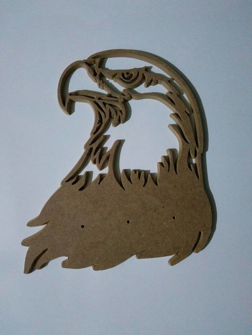 طرح حکاکی برش لیزری هنری عقاب در چوب - laser cut engraved art eagle in wood - برای دستگاه CNC چوب و لیزر (سی ان سی)