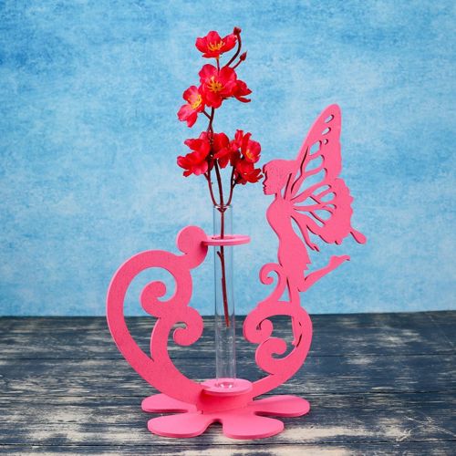 طرح فلاسک پری برش لیزری - laser cut fairy flask planter ve - برای دستگاه CNC چوب و لیزر (سی ان سی)