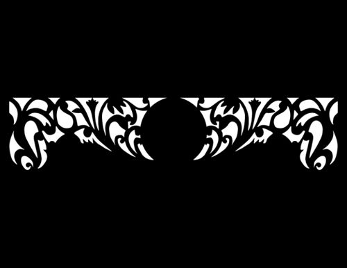 طرح حاشیه گل برش لیزری - laser cut floral border design 29 - برای دستگاه CNC چوب و لیزر (سی ان سی)