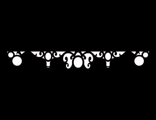 طرح حاشیه گل برش لیزری - laser cut floral border design 32 - برای دستگاه CNC چوب و لیزر (سی ان سی)