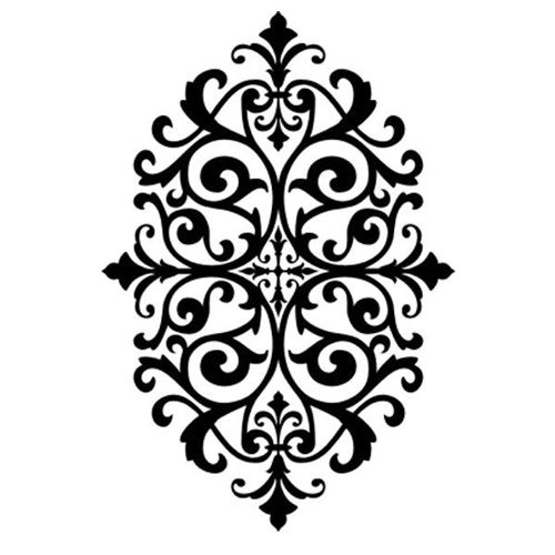 طرح گل برش لیزری کاغذ دیواری - laser cut floral pattern wallpaper - برای دستگاه CNC چوب و لیزر (سی ان سی)