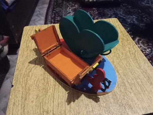 طرح برش لیزری گل هدیه جعبه چوبی - laser cut flower gift wooden box - برای دستگاه CNC چوب و لیزر (سی ان سی)