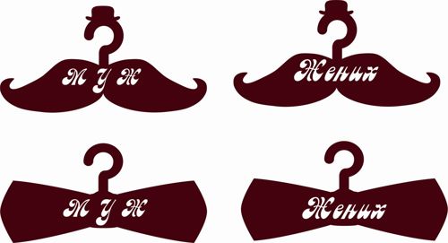 طرح قالب آویز فانکی برش لیزری - laser cut funkey hanger template ve - برای دستگاه CNC چوب و لیزر (سی ان سی)