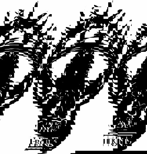 طرح ساعت بازی تاج و تخت برش لیزری وی - laser cut game of thrones clock ve - برای دستگاه CNC چوب و لیزر (سی ان سی)