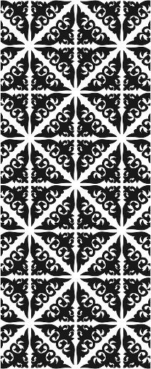 طرح برش هندسی جلی الگو روی صفحه صفحه - laser cut geometric jali pattern screen ve - برای دستگاه CNC چوب و لیزر (سی ان سی)