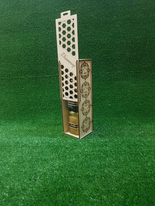 طرح جعبه هدیه برش لیزری جا مدادی جعبه چوبی جعبه نوشابه - laser cut gift box pencil case wooden wine box ve - برای دستگاه CNC چوب و لیزر (سی ان سی)