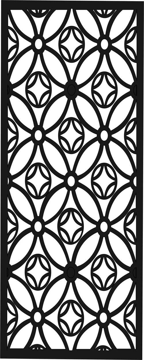 طرح دکوراسیون برش لیزری گریل الگوی - laser cut grill design decoration pattern ve - برای دستگاه CNC چوب و لیزر (سی ان سی)