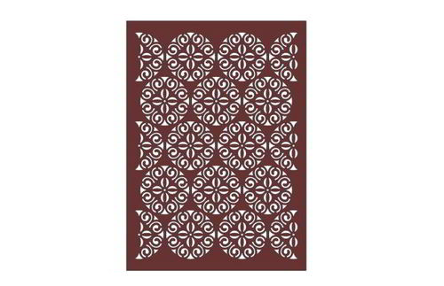 طرح پنل گریل برش لیزری - laser cut grill panel ve - برای دستگاه CNC چوب و لیزر (سی ان سی)