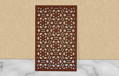 طرح صفحه گریل برش لیزری طرح - laser cut grill screen design - برای دستگاه CNC چوب و لیزر (سی ان سی)