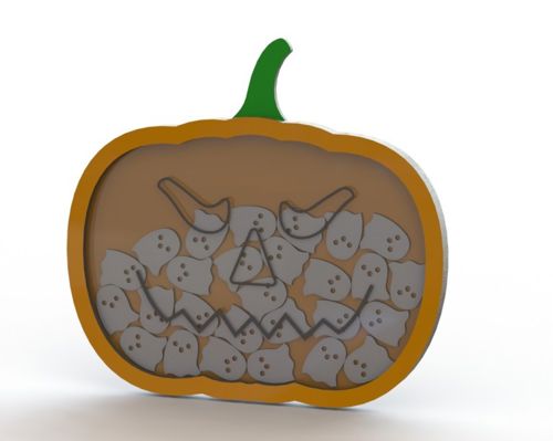 طرح برش لیزری هالووین کدو گل گیاهی - laser cut halloween pumpkin ve - برای دستگاه CNC چوب و لیزر (سی ان سی)
