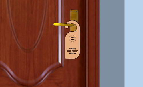 طرح تابلوی تزئینی مزاحمت برش لیزری آویز مزاحم - laser cut hanging do not disturb decorative sign ve - برای دستگاه CNC چوب و لیزر (سی ان سی)