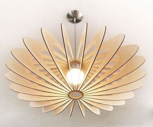 طرح لامپ آویز برش لیزری لامپ - laser cut hanging lamp - برای دستگاه CNC چوب و لیزر (سی ان سی)
