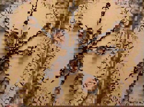 طرح ساعت هری پاتر ویزلی برش لیزری - laser cut harry potter weasley clock ve - برای دستگاه CNC چوب و لیزر (سی ان سی)