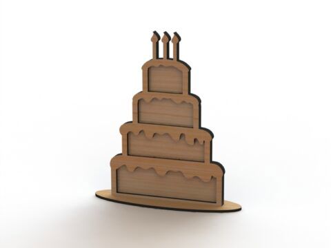 طرح برش لیزری قلب جعبه دراپ کتاب کیک مهمان - laser cut heart drop box guest book cake ve - برای دستگاه CNC چوب و لیزر (سی ان سی)