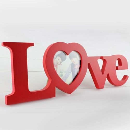 طرح قاب عکس قلب عشق برش لیزری - laser cut heart love photo frame ve - برای دستگاه CNC چوب و لیزر (سی ان سی)