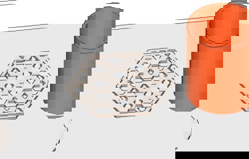 طرح زیرلیوانی چوبی توخالی برش لیزری طرح لانه زنبوری دکوراسیون منزل صنایع دستی - laser cut honeycomb hollow wooden coaster home decor crafts - برای دستگاه CNC چوب و لیزر (سی ان سی)