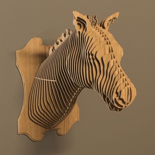 طرح برش لیزری سر اسب، باربیکیو، باربیکیو - laser cut horse head bbq ve - برای دستگاه CNC چوب و لیزر (سی ان سی)