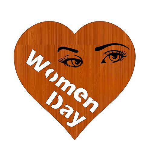طرح laser-cut-international-womens-day-heart-shaped-wood-tag-woman-engraved-eyes-8-march-women-day-ve