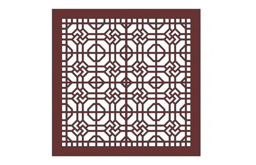 طرح برش لیزری جلی الگوی الگوی - laser cut jali seamless pattern ve - برای دستگاه CNC چوب و لیزر (سی ان سی)