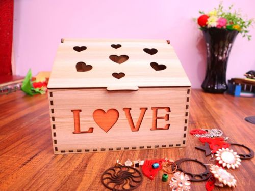 طرح جعبه جواهرات برش لیزری میلی‌متری - laser cut jewelry box 3mm ve - برای دستگاه CNC چوب و لیزر (سی ان سی)