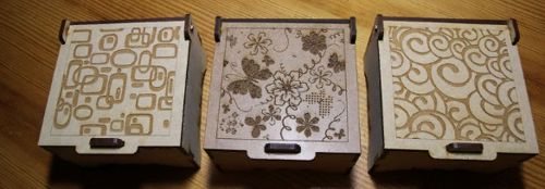 طرح جعبه جواهرات برش لیزری - laser cut jewelry boxes ve - برای دستگاه CNC چوب و لیزر (سی ان سی)