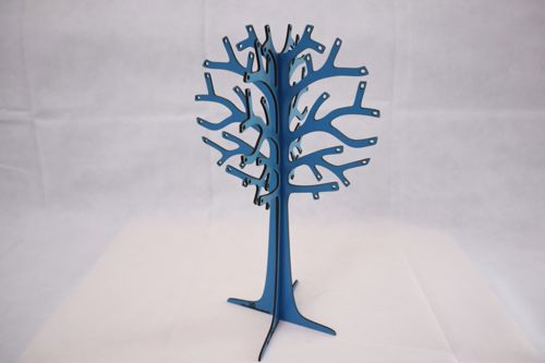 طرح پایه جواهرات برش لیزری میلی متری - laser cut jewelry stand 6mm - برای دستگاه CNC چوب و لیزر (سی ان سی)