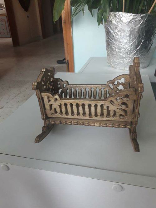 طرح تخت کودک برش لیزری - laser cut kids bed design - برای دستگاه CNC چوب و لیزر (سی ان سی)