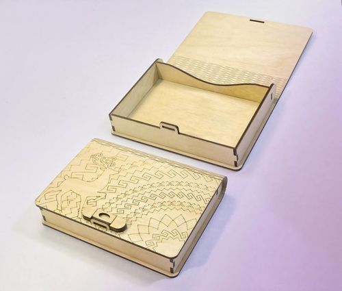 طرح لیزر برش korobka knizhka s zastezhkoy - laser cut korobka knizhka s zastezhkoy ve - برای دستگاه CNC چوب و لیزر (سی ان سی)