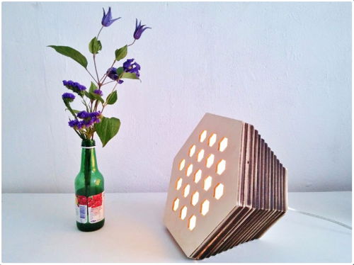 طرح لامپ برش لیزری egoist - laser cut lamp egoist ve - برای دستگاه CNC چوب و لیزر (سی ان سی)