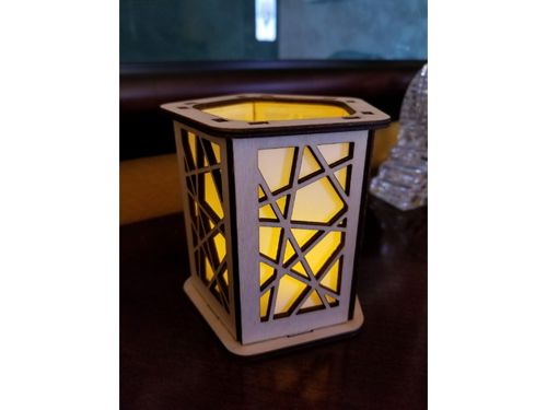 طرح فانوس لامپ برش لیزری - lasercut lantern lamp - برای دستگاه CNC چوب و لیزر (سی ان سی)