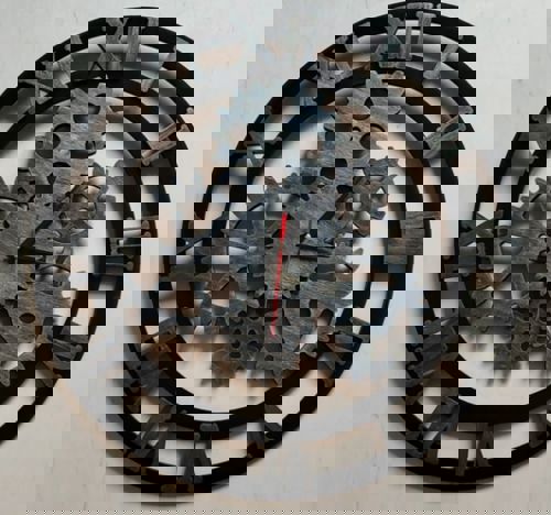 طرح برش لیزری ساعت مکانیکی قاب - laser cut layout of mechanical clock ve - برای دستگاه CNC چوب و لیزر (سی ان سی)