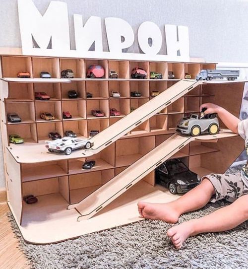 طرح برش لیزری پارکینگ گاراژ - laser cut layout of parking garage ve - برای دستگاه CNC چوب و لیزر (سی ان سی)
