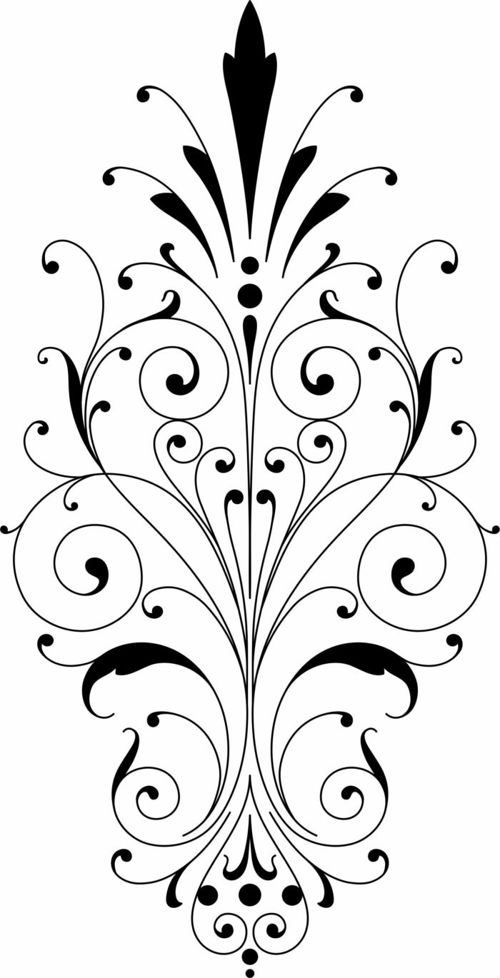 طرح برش لیزری جداکننده اتاق نشیمن دکوراسیون حاشیه الگو - laser cut living room divider decoration border pattern - برای دستگاه CNC چوب و لیزر (سی ان سی)