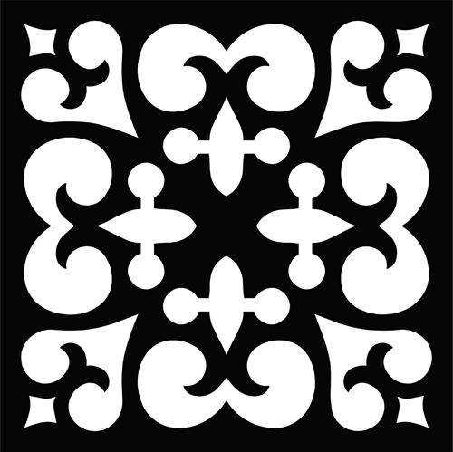 طرح برش لیزری اتاق نشیمن گل شبکه استنسیل گل پانل گلدار - laser cut living room floral lattice stencil floral seamless panel - برای دستگاه CNC چوب و لیزر (سی ان سی)