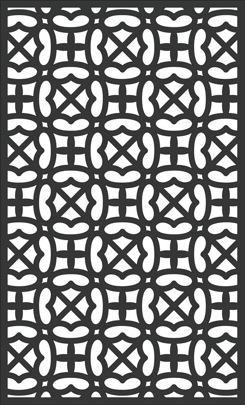 طرح برش لیزری اتاق نشیمن گل شبکه استنسیل درز طراحی - laser cut living room floral lattice stencil seamless design - برای دستگاه CNC چوب و لیزر (سی ان سی)
