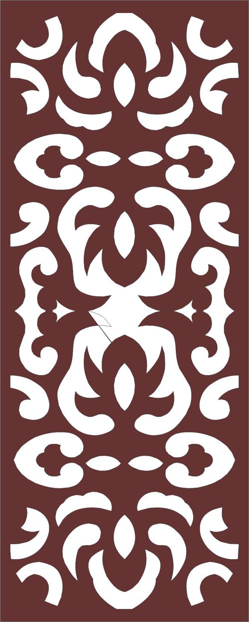 طرح برش لیزری اتاق نشیمن جلی گلدار طرح - laser cut living room jali floral seamless design - برای دستگاه CNC چوب و لیزر (سی ان سی)
