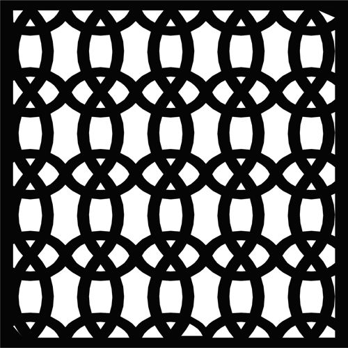 طرح برش لیزری اتاق نشیمن درز گل شبکه استنسیل طراحی - laser cut living room seamless floral lattice stencil design - برای دستگاه CNC چوب و لیزر (سی ان سی)