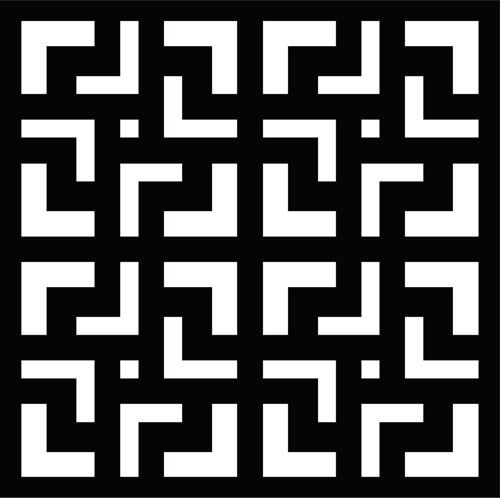 طرح برش لیزری اتاق نشیمن یکپارچه گلدار شبکه‌ای شابلون - laser cut living room seamless floral lattice stencil - برای دستگاه CNC چوب و لیزر (سی ان سی)