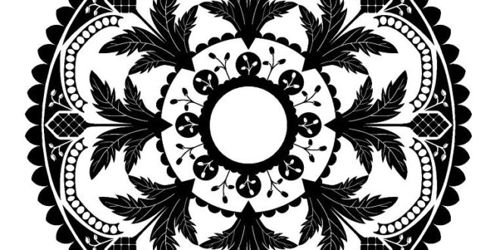 طرح ماندالا تزئینی برش لیزری - laser cut mandala decorative design ve - برای دستگاه CNC چوب و لیزر (سی ان سی)