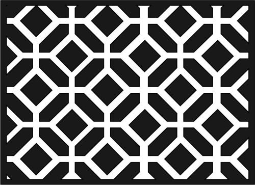 طرح برش لیزری ام دی اف طرح هندسی جالی - laser cut mdf jali geometric design ve - برای دستگاه CNC چوب و لیزر (سی ان سی)