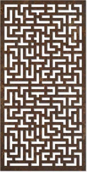 طرح برش لیزری ام دی اف جلی طرح هندسی الگو - laser cut mdf jali geometric design pattern - برای دستگاه CNC چوب و لیزر (سی ان سی)