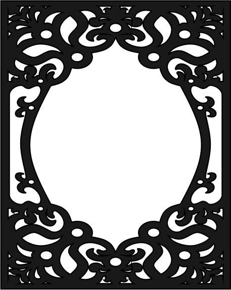طرح برش لیزری ام دی اف جلی صفحه هندسی قالب - laser cut mdf jali geometric screen template ve - برای دستگاه CNC چوب و لیزر (سی ان سی)
