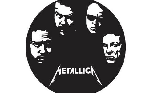 طرح ساعت دیواری متالیکا با برش لیزری - laser cut metallica wall clock - برای دستگاه CNC چوب و لیزر (سی ان سی)